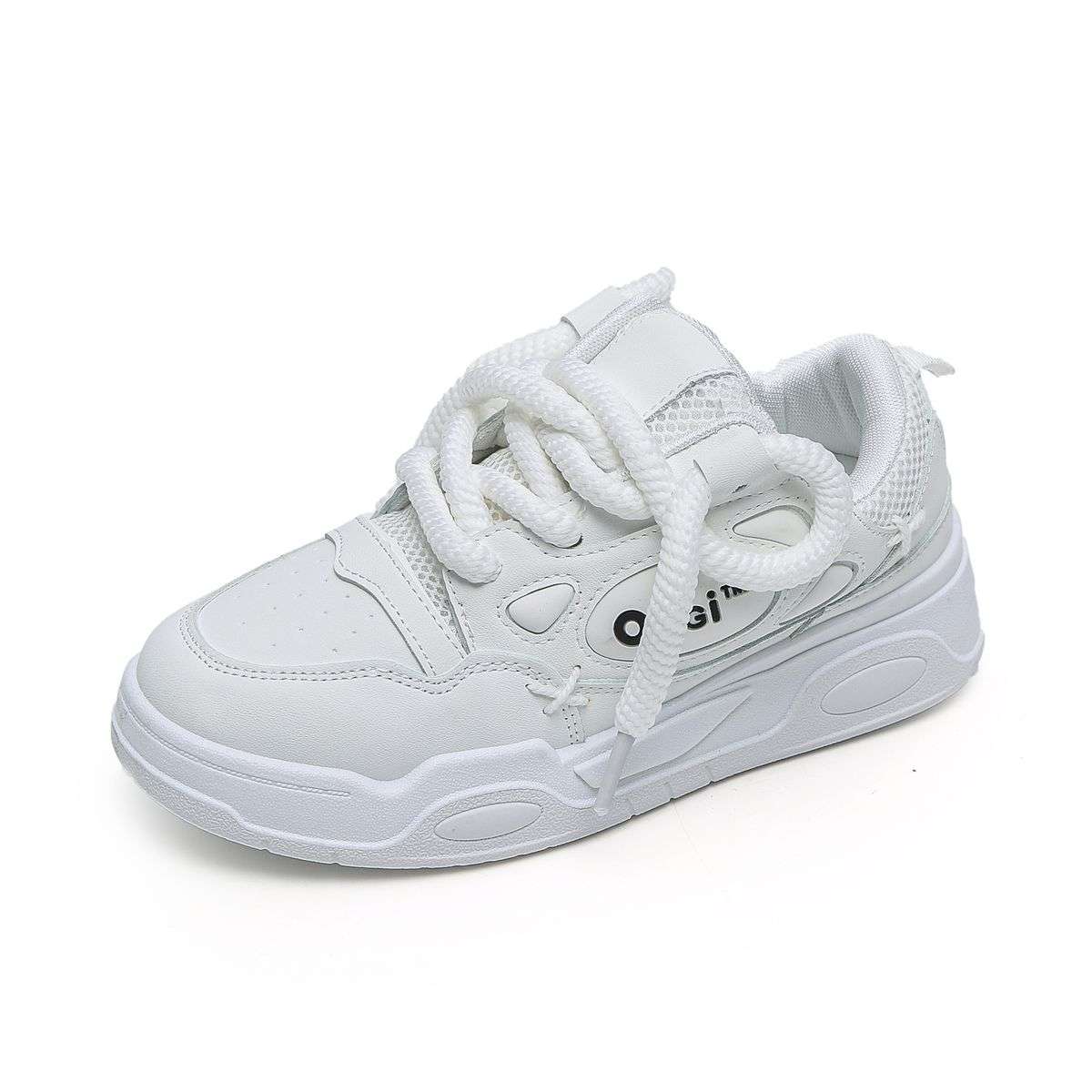 OEGI Women's Lace-Up Low-Top Sneakers XB312