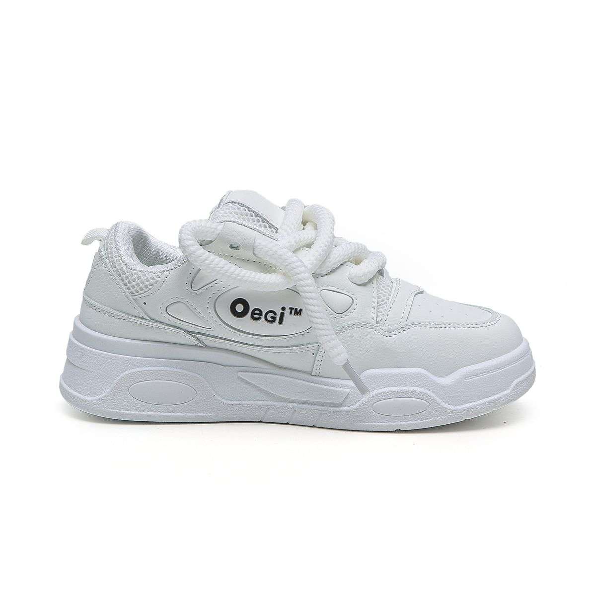 OEGI Women's Lace-Up Low-Top Sneakers XB312