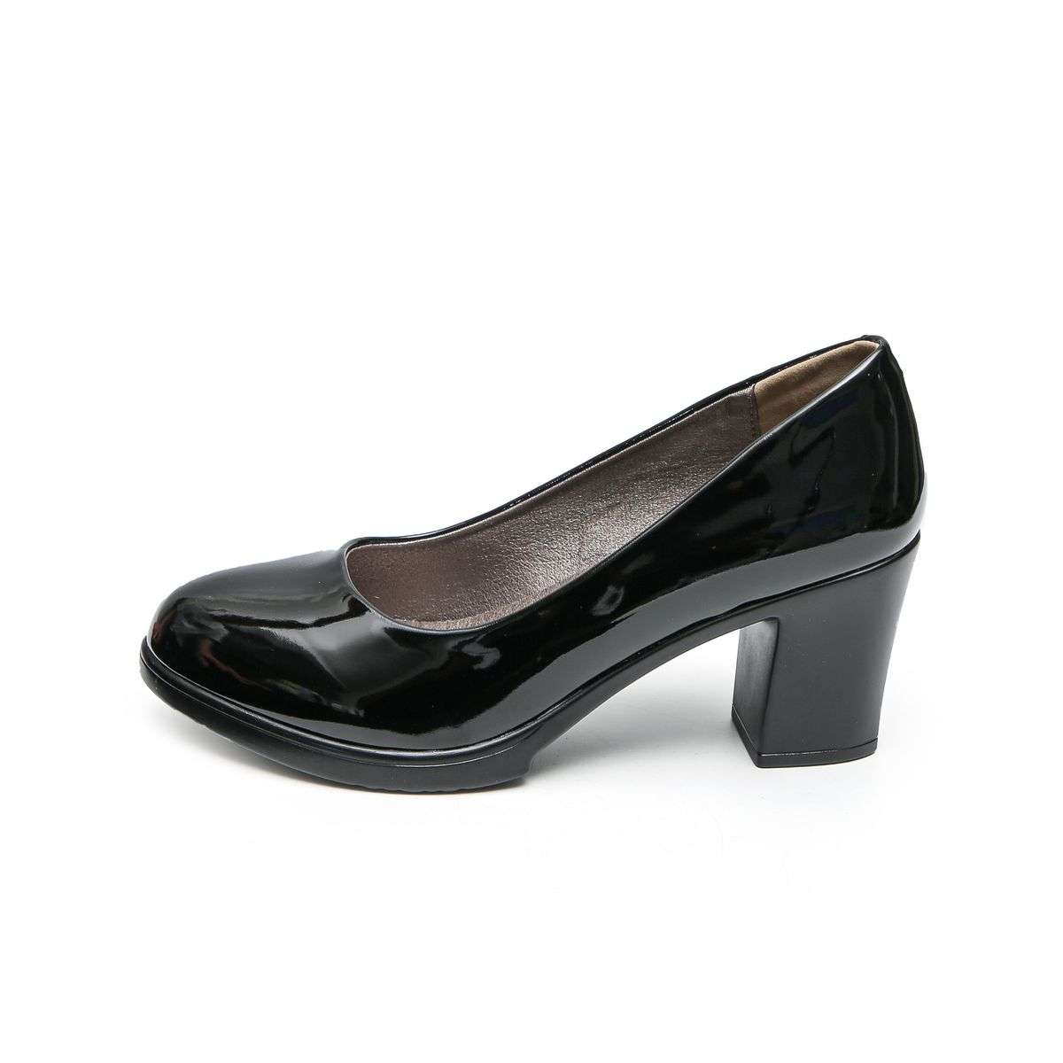 TTP Comfortable Classic Block Heel Courts K3501