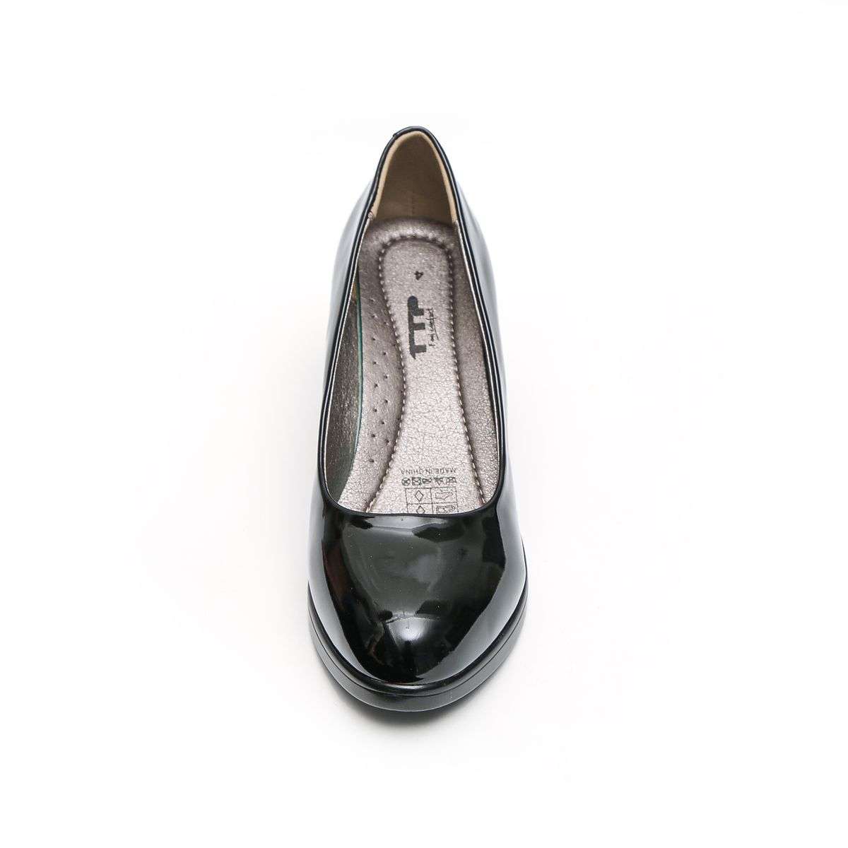 TTP Comfortable Classic Block Heel Courts K3501