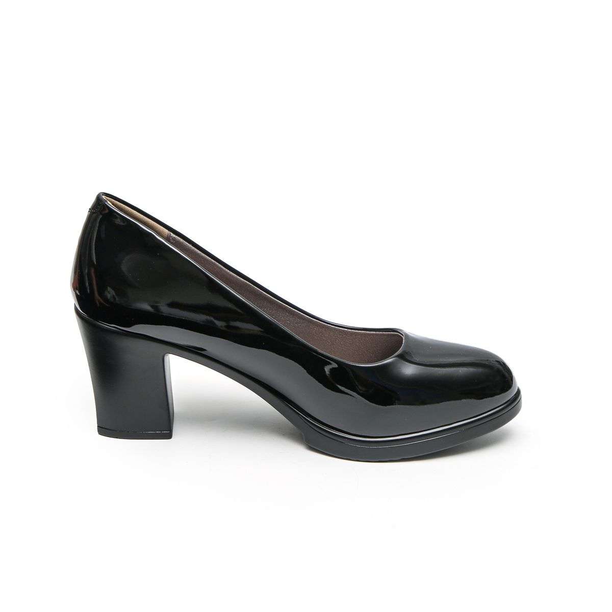 TTP Comfortable Classic Block Heel Courts K3501