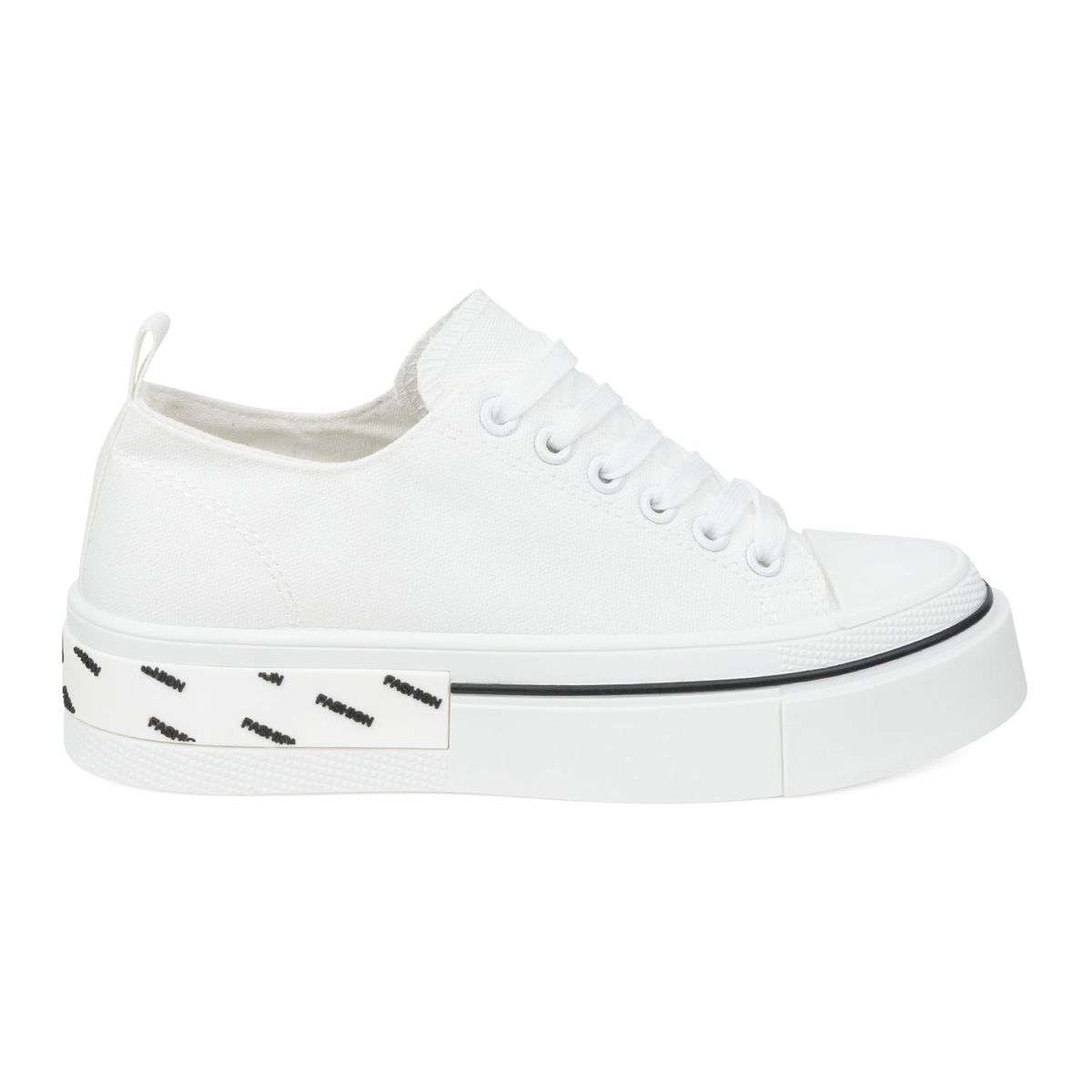 TTP Fashion Platform Low Top Lace-Up Textile Sneakers - XB310