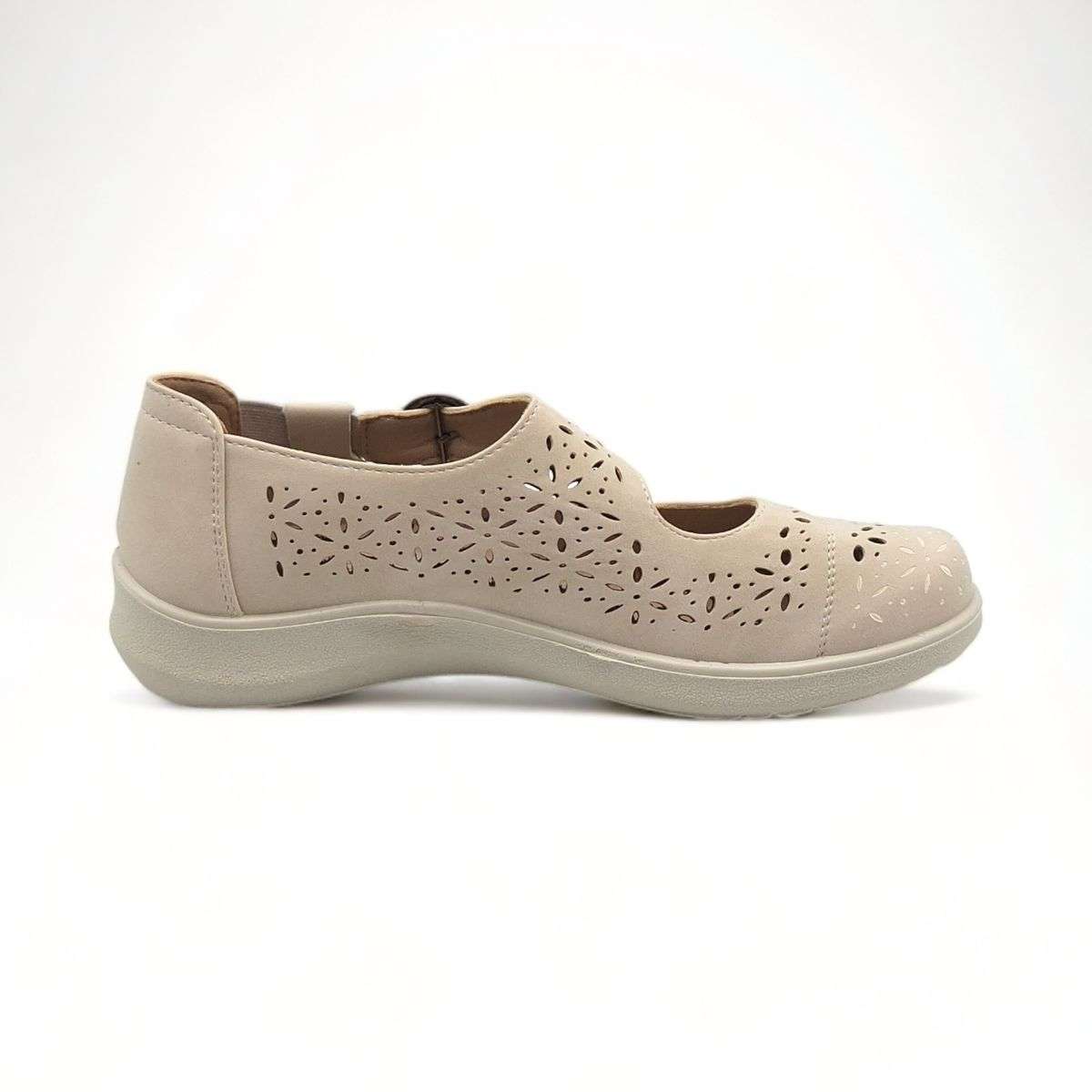TTP Women Loafers with Elasticated Ankle Strap and Cut out Decor HT5601