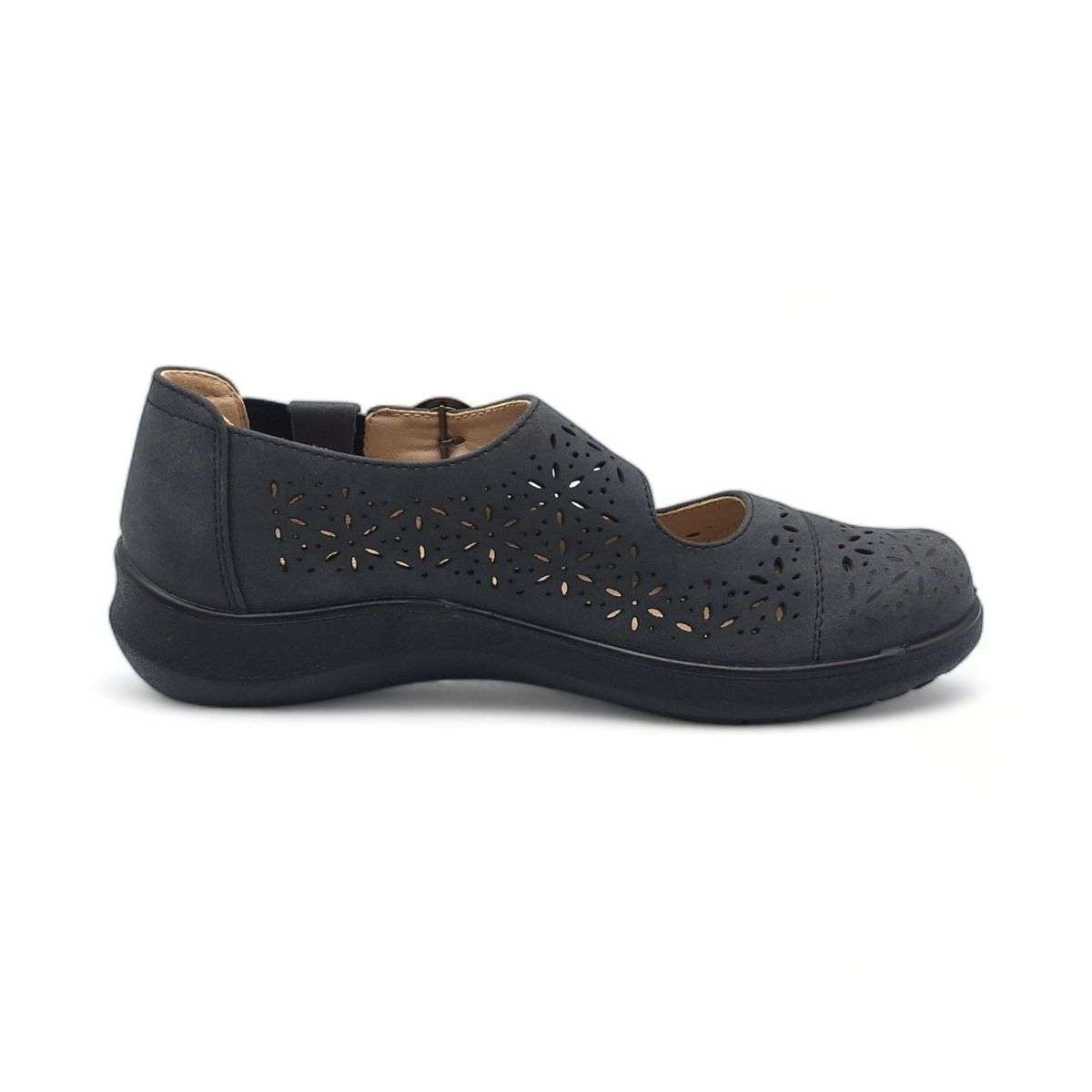 TTP Women Loafers with Elasticated Ankle Strap and Cut out Decor HT5601