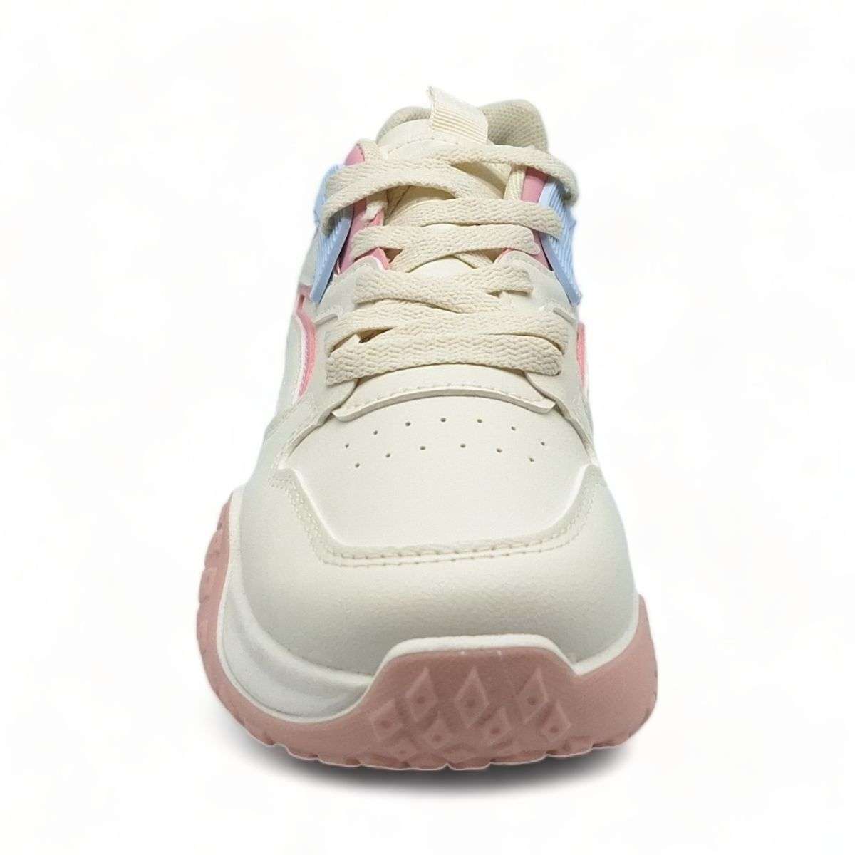 Women PU Casual Lace Up Sneakers XB3901