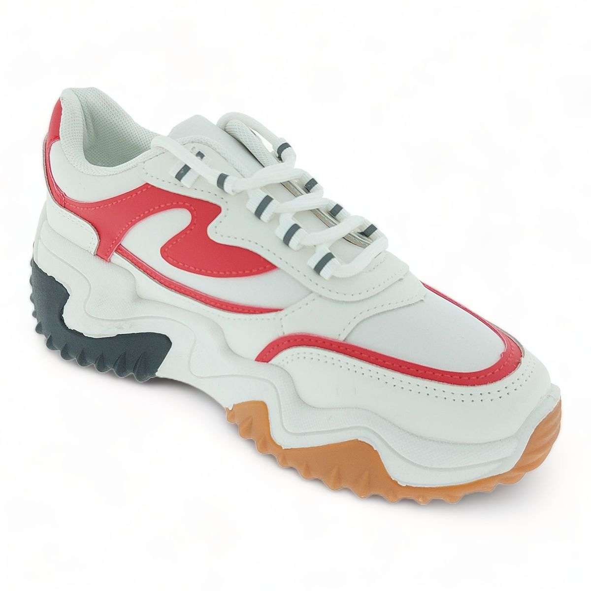 Women PU Fashion Platform Sneakers XB8213