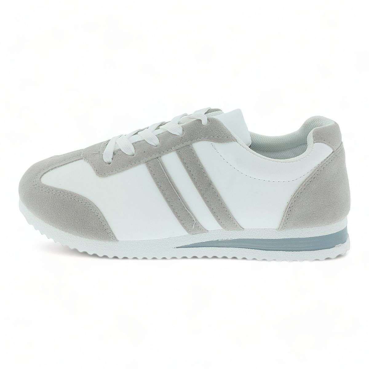 Fashion Women Grey PU Sneakers XB21102
