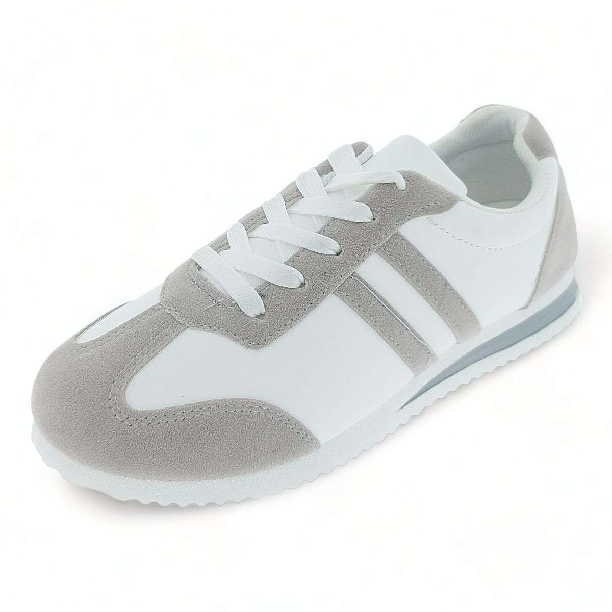 Fashion Women Grey PU Sneakers XB21102