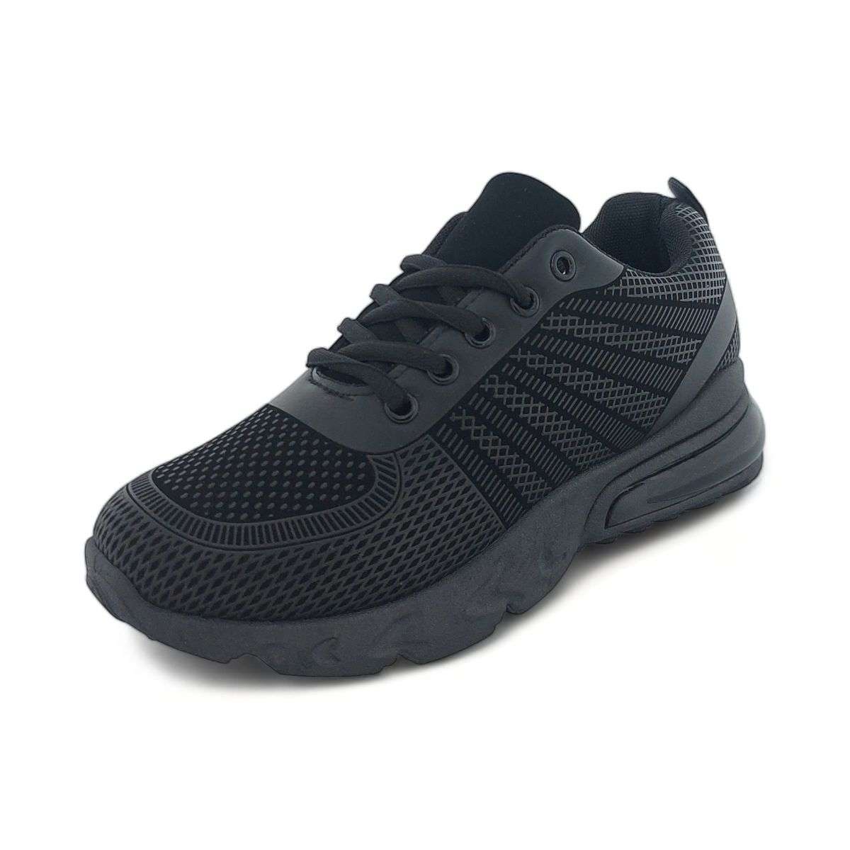 Women Black Textile Casual Sneakers YZ21001