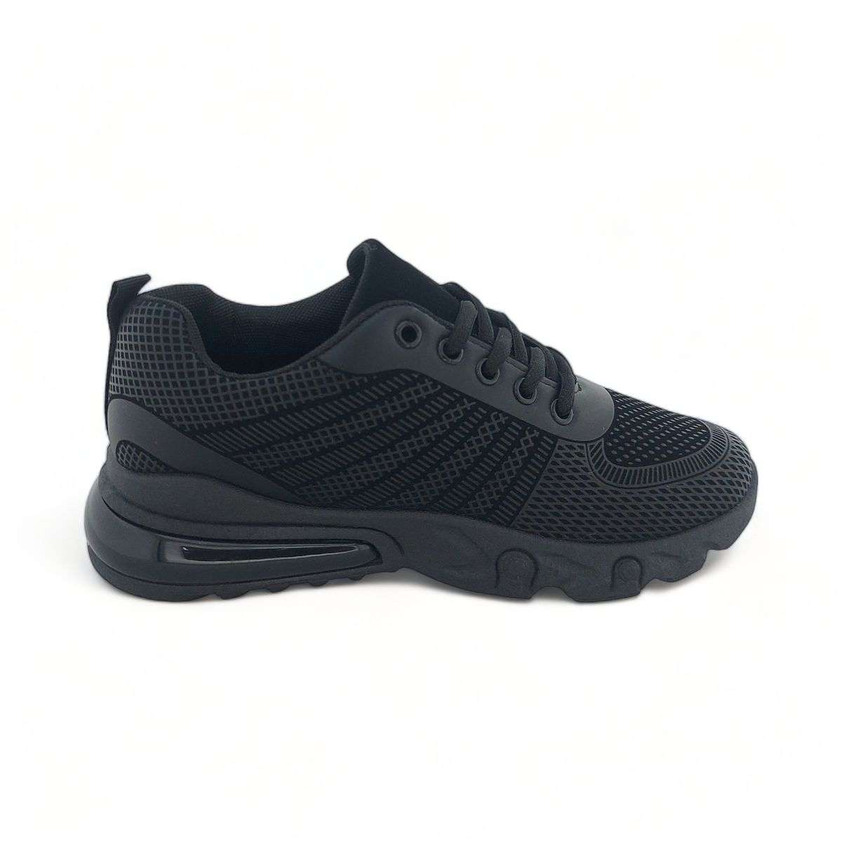 Women Black Textile Casual Sneakers YZ21001