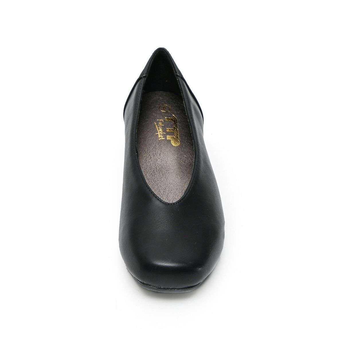 TTP - Simplistic Slip On Square Toe Low Heels JSF28