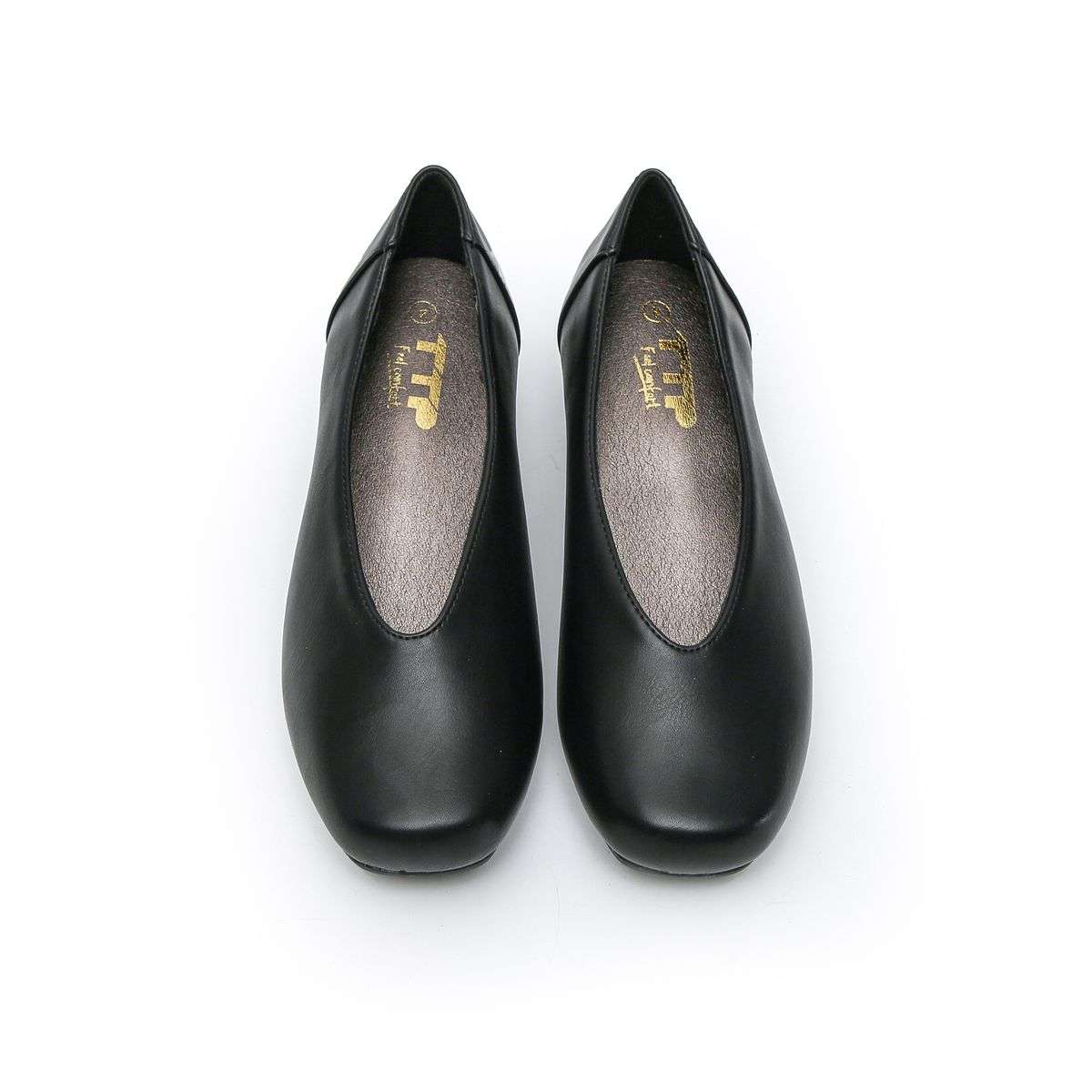 TTP - Simplistic Slip On Square Toe Low Heels JSF28