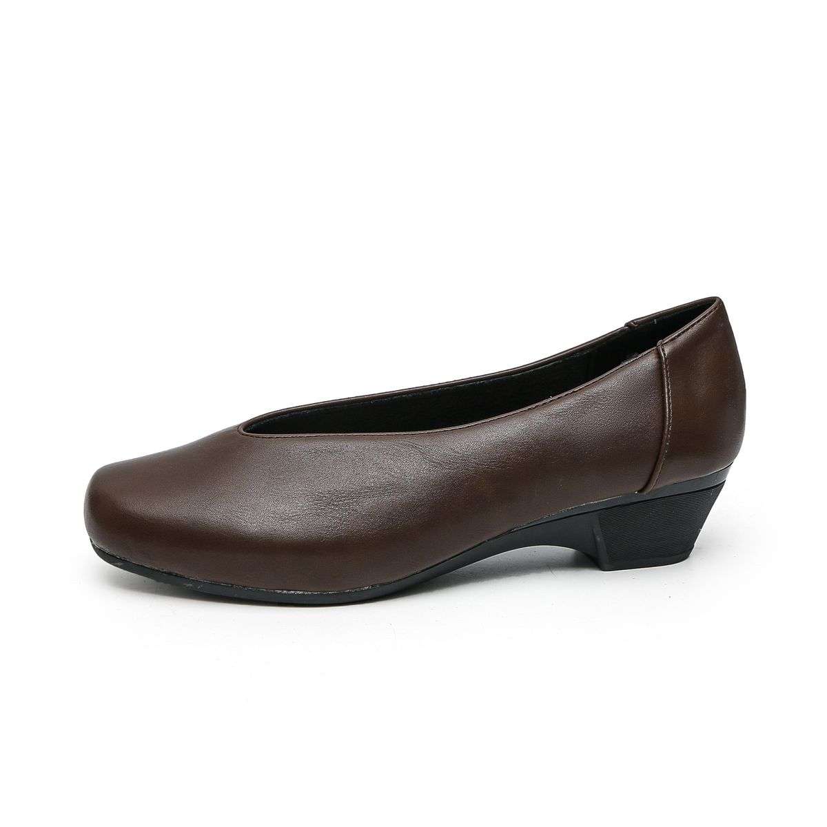 TTP - Simplistic Slip On Square Toe Low Heels JSF28