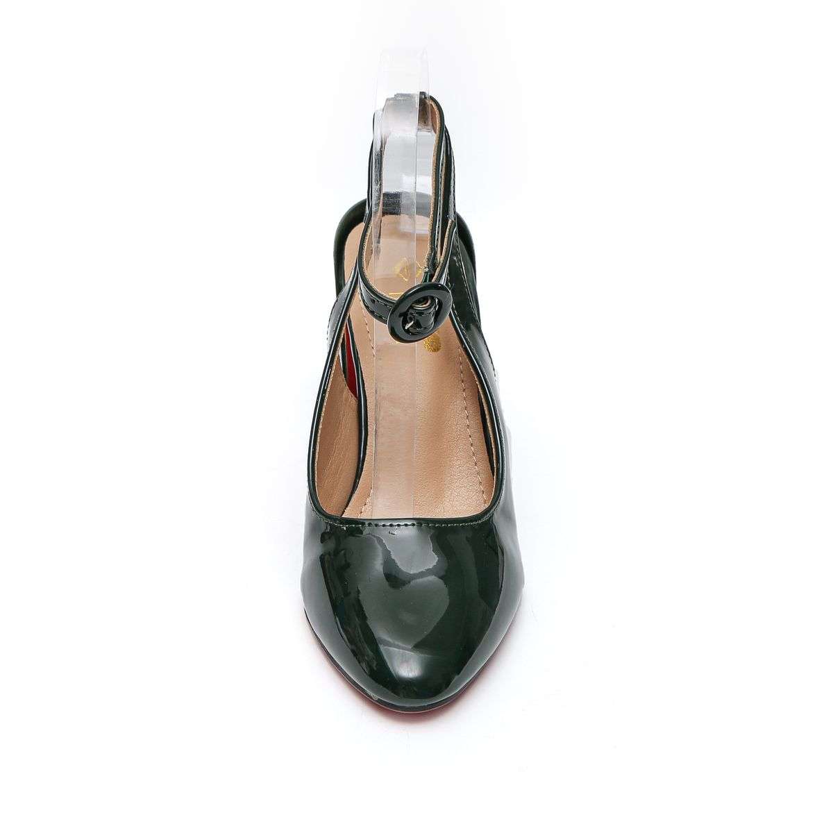 TTP - Fashion Flare Heels with Sling back and Ankle Strap JSF53