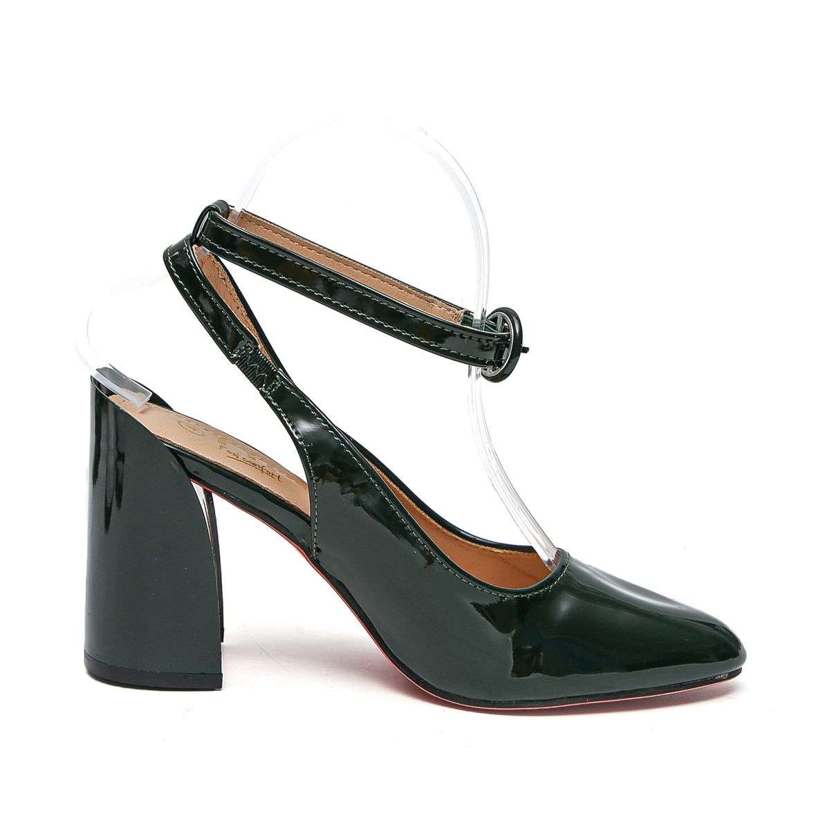 TTP - Fashion Flare Heels with Sling back and Ankle Strap JSF53
