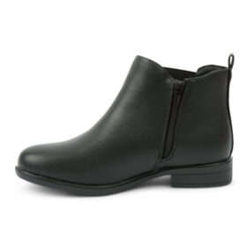 Alxir Ladies Ankle Boot with Elasticated Side and Side Zipper
