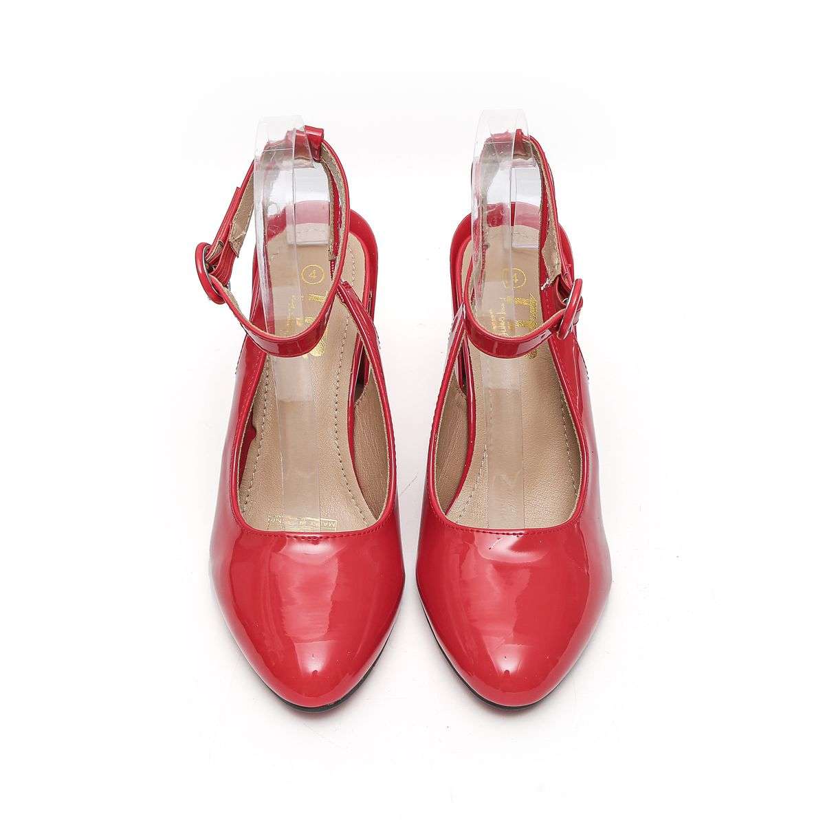 TTP - Fashion Flare Heels with Sling back and Ankle Strap JSF53