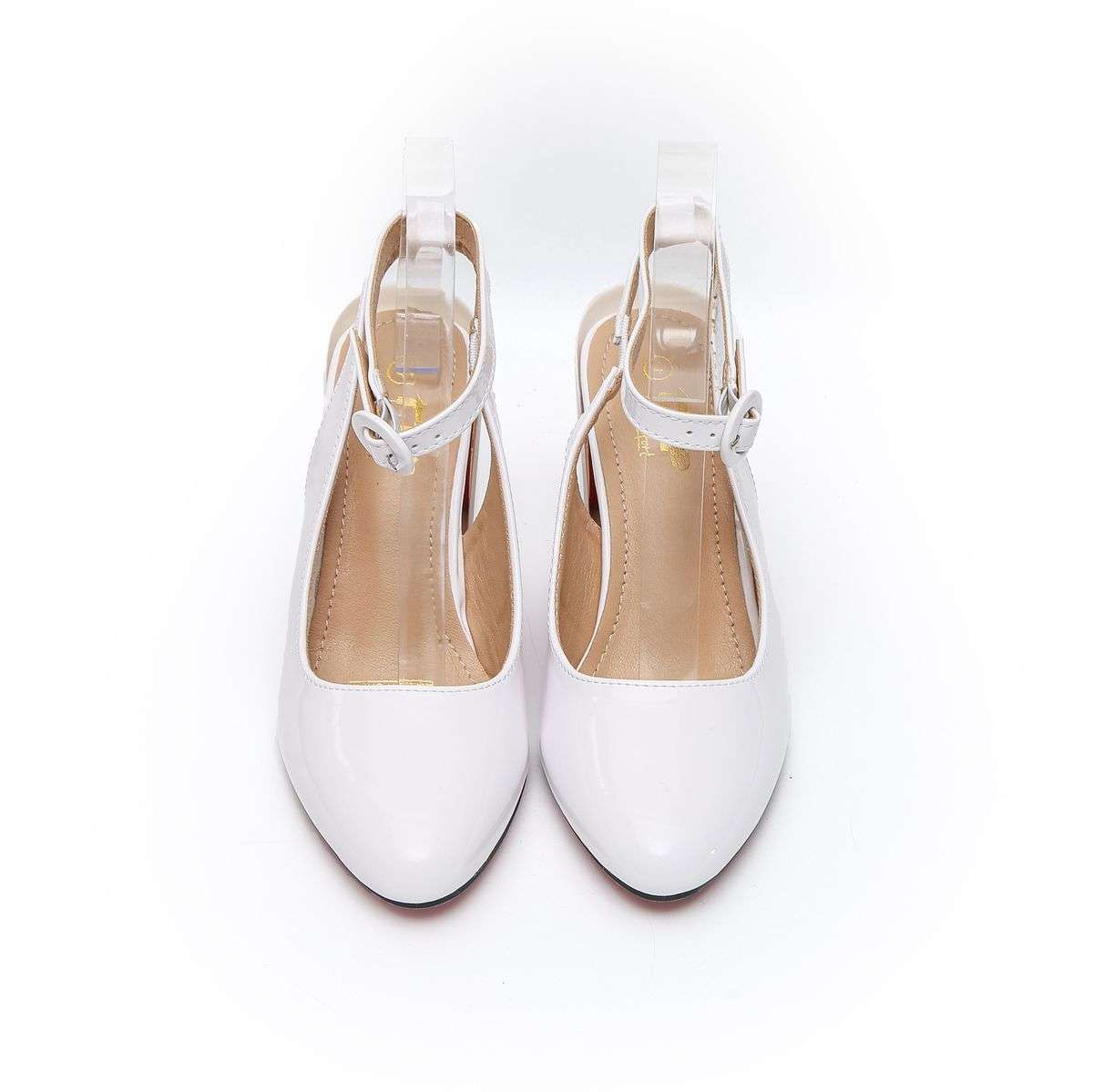 TTP - Fashion Flare Heels with Sling back and Ankle Strap JSF53