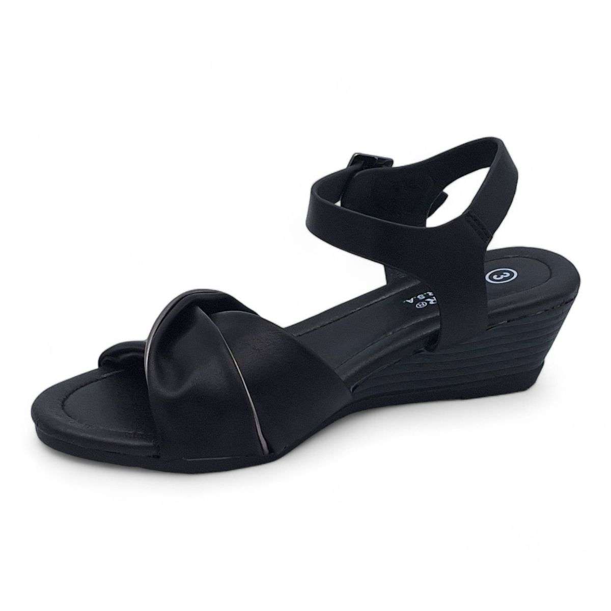 ALXIR Women Wedge Heel Ankle Strap Sandals PSL4097