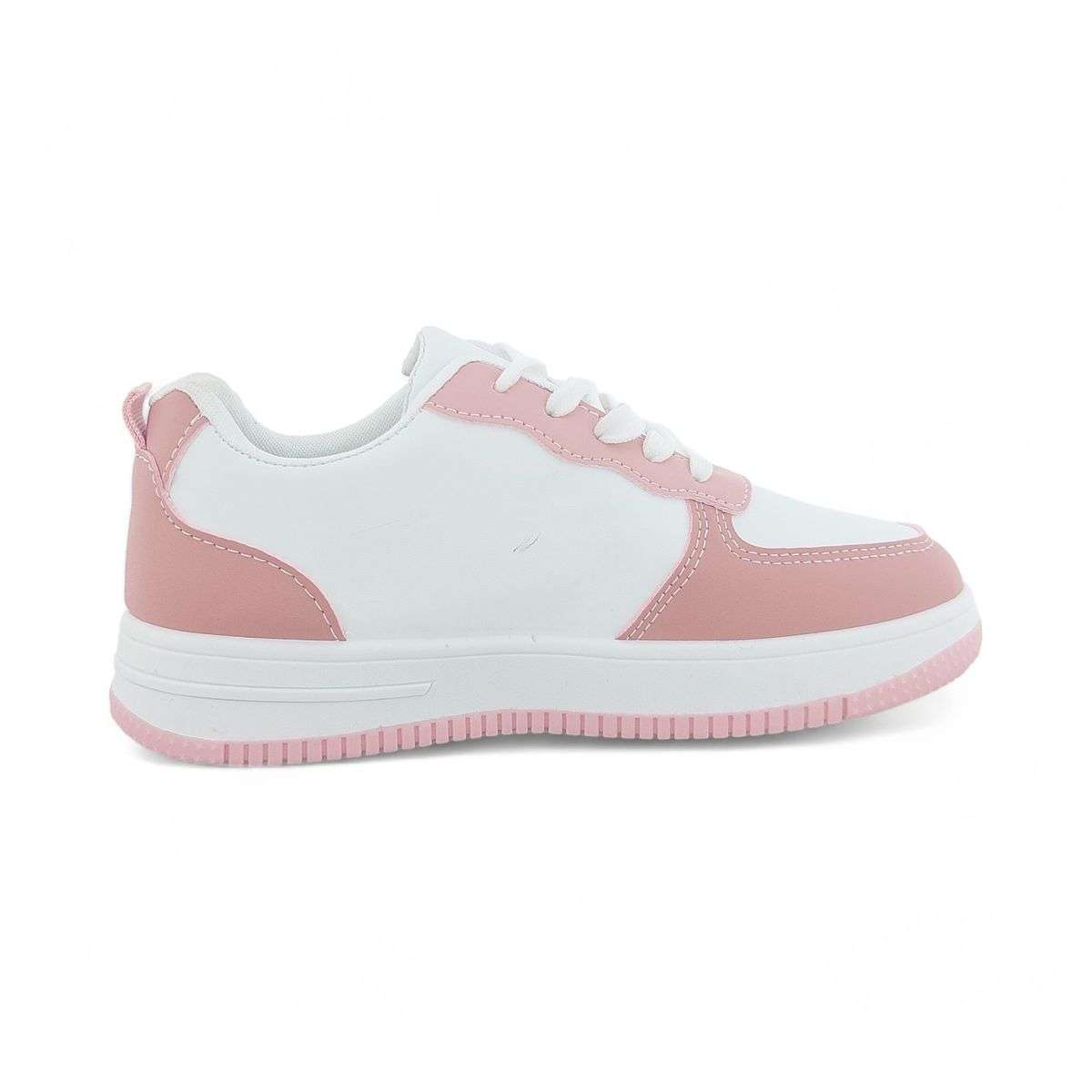 Women Pu Low Top Lace Up Sneakers - ETC4122