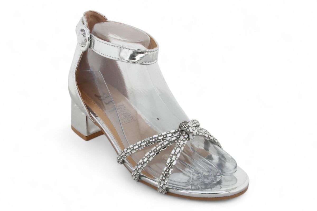 TTP Women Patent Ankle Strap Block Heel Sandals HT240625