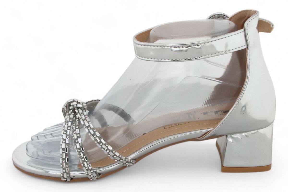 TTP Women Patent Ankle Strap Block Heel Sandals HT240625