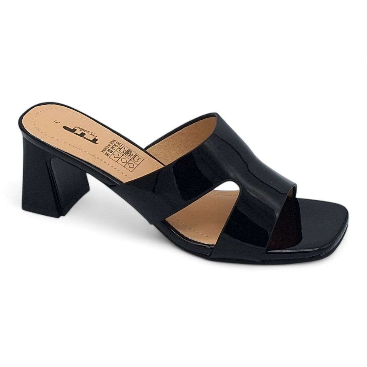 TTP Women Block Heel Slip-On Sandals - HT006