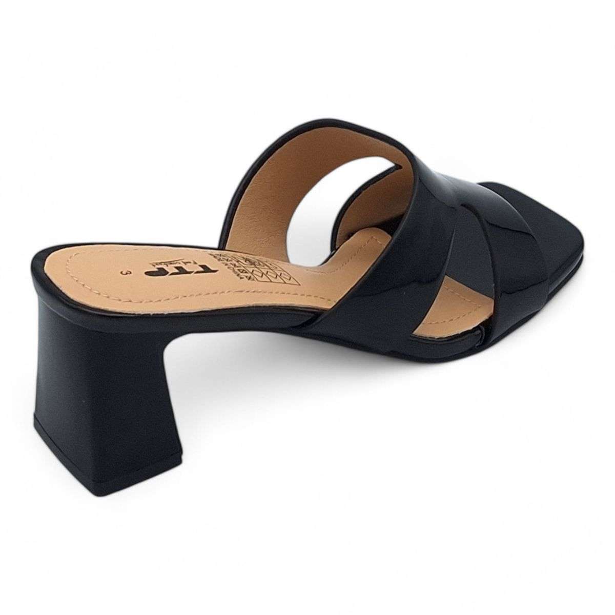 TTP Women Block Heel Slip-On Sandals - HT006