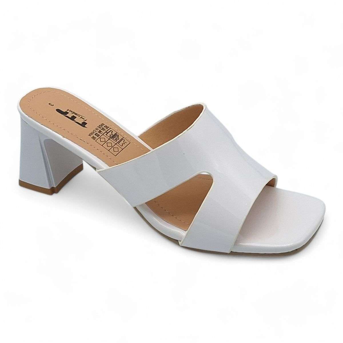 TTP Women Block Heel Slip-On Sandals - HT006