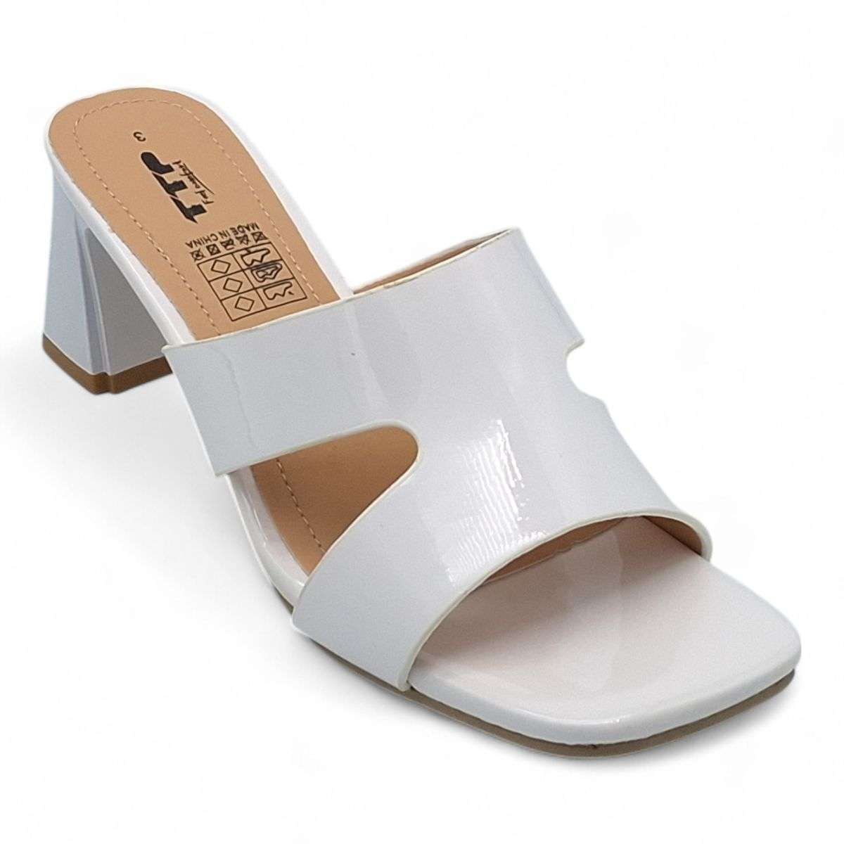 TTP Women Block Heel Slip-On Sandals - HT006