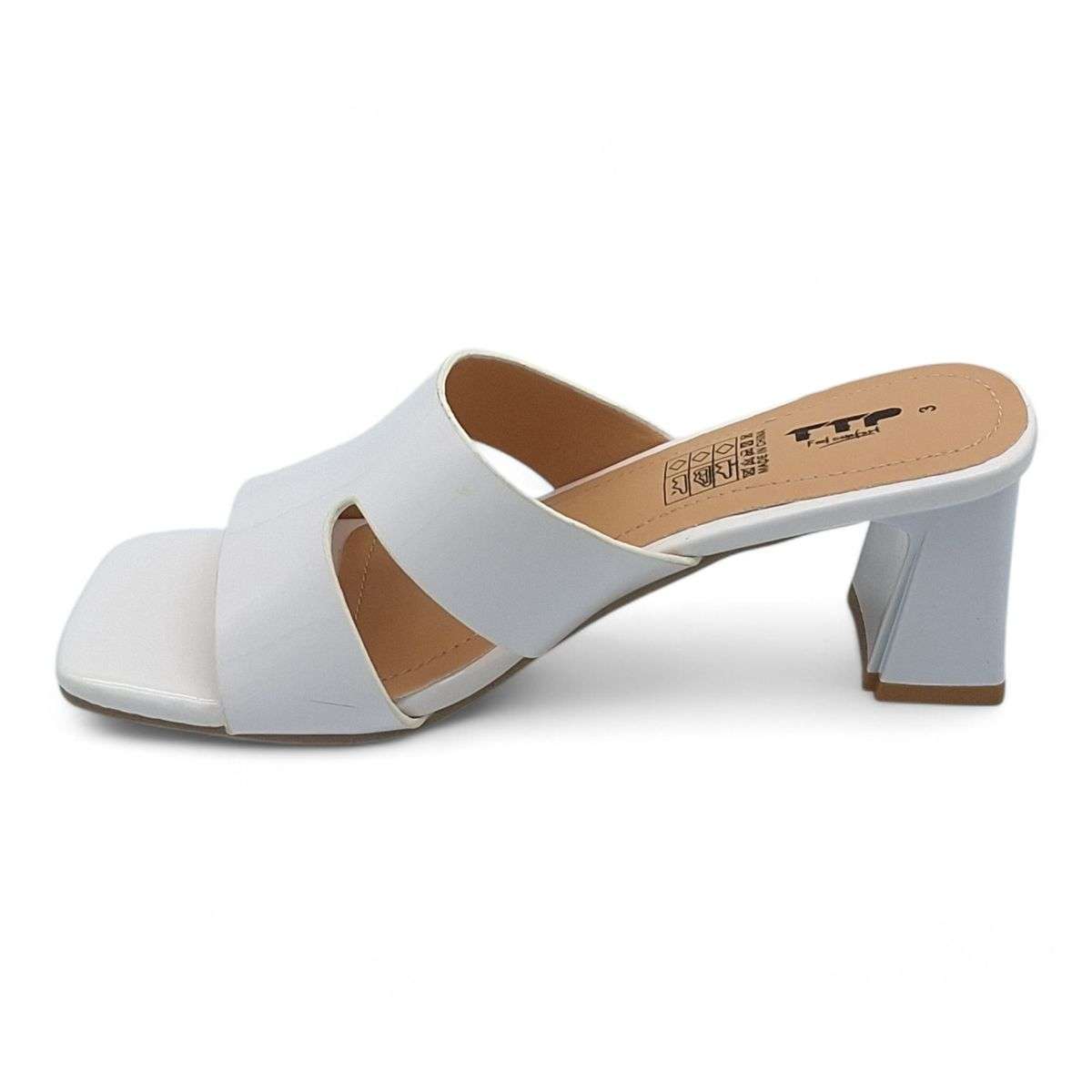 TTP Women Block Heel Slip-On Sandals - HT006