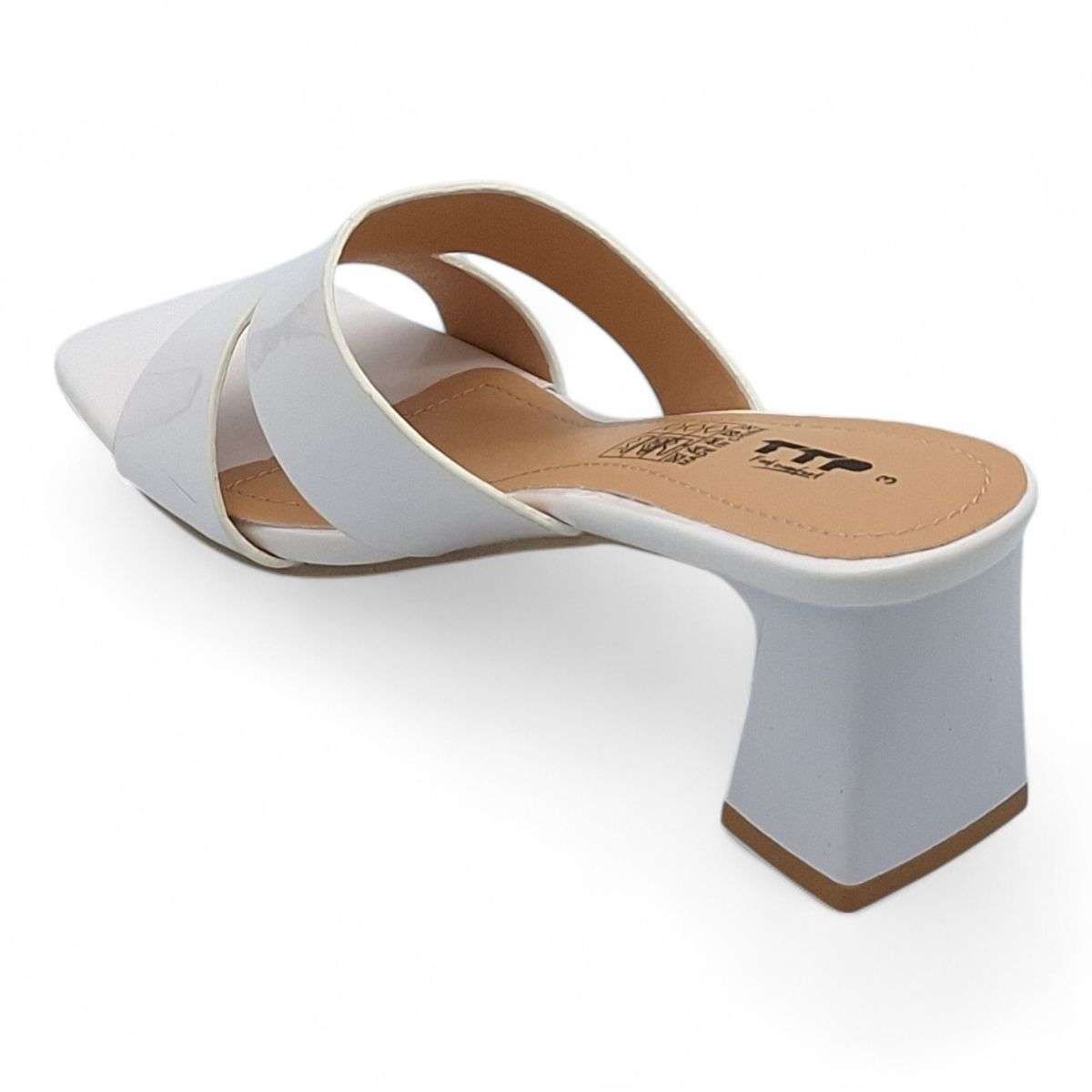 TTP Women Block Heel Slip-On Sandals - HT006