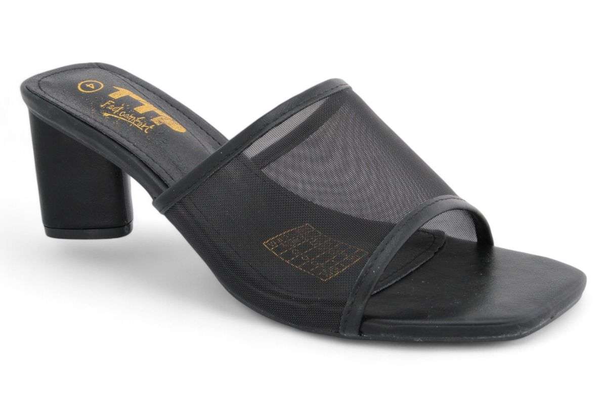 TTP Women Triangular Block Heel Sandal JSF107