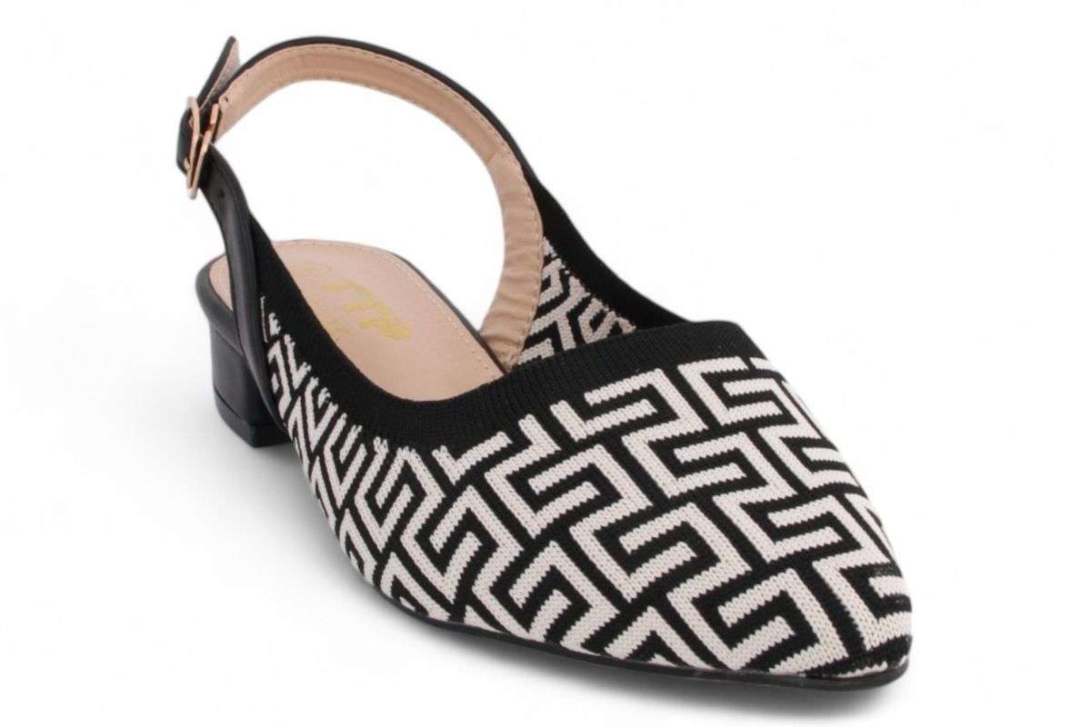 TTP Women Geometric Slingback Mule JSF110