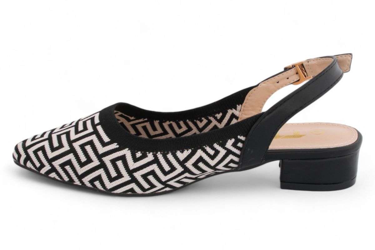 TTP Women Geometric Slingback Mule JSF110