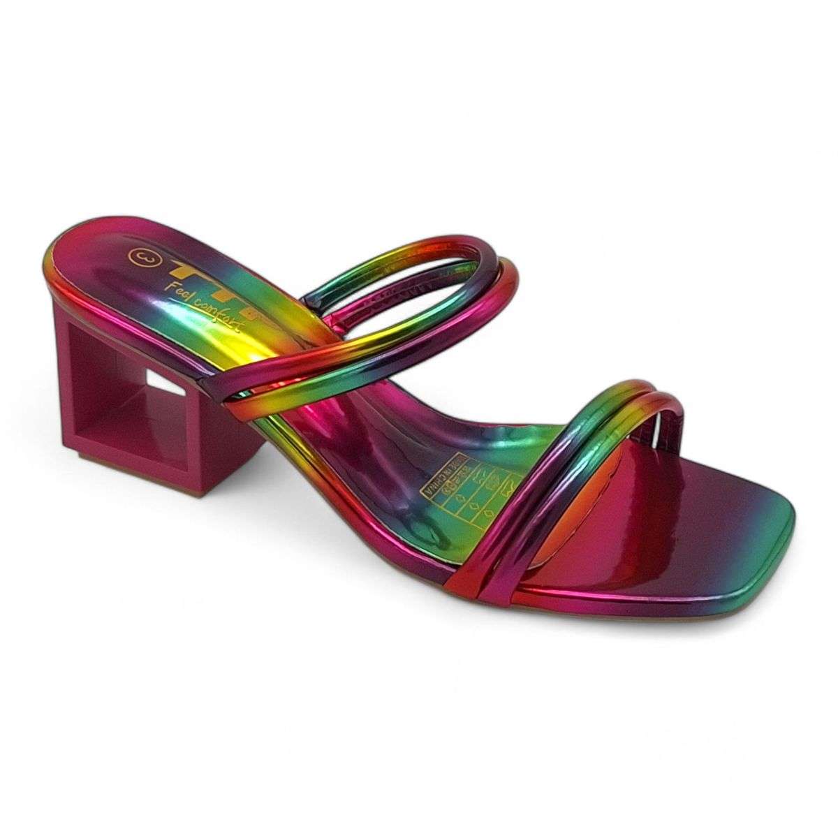 TTP Women's Hollow Block Heel Sandals - JSF120