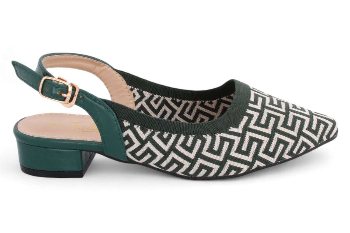 TTP Women Geometric Slingback Mule JSF110