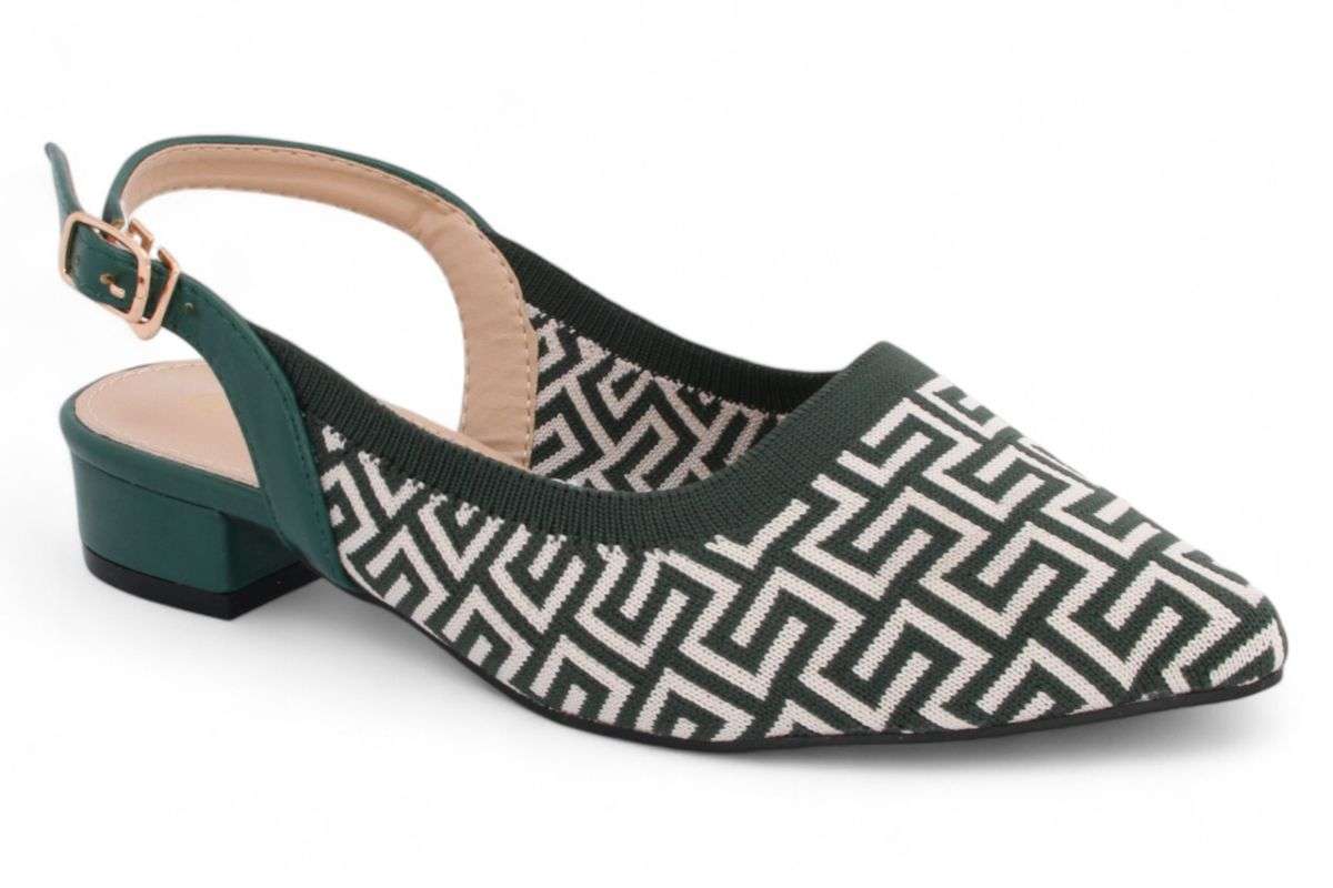 TTP Women Geometric Slingback Mule JSF110