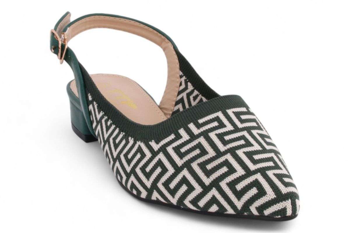 TTP Women Geometric Slingback Mule JSF110