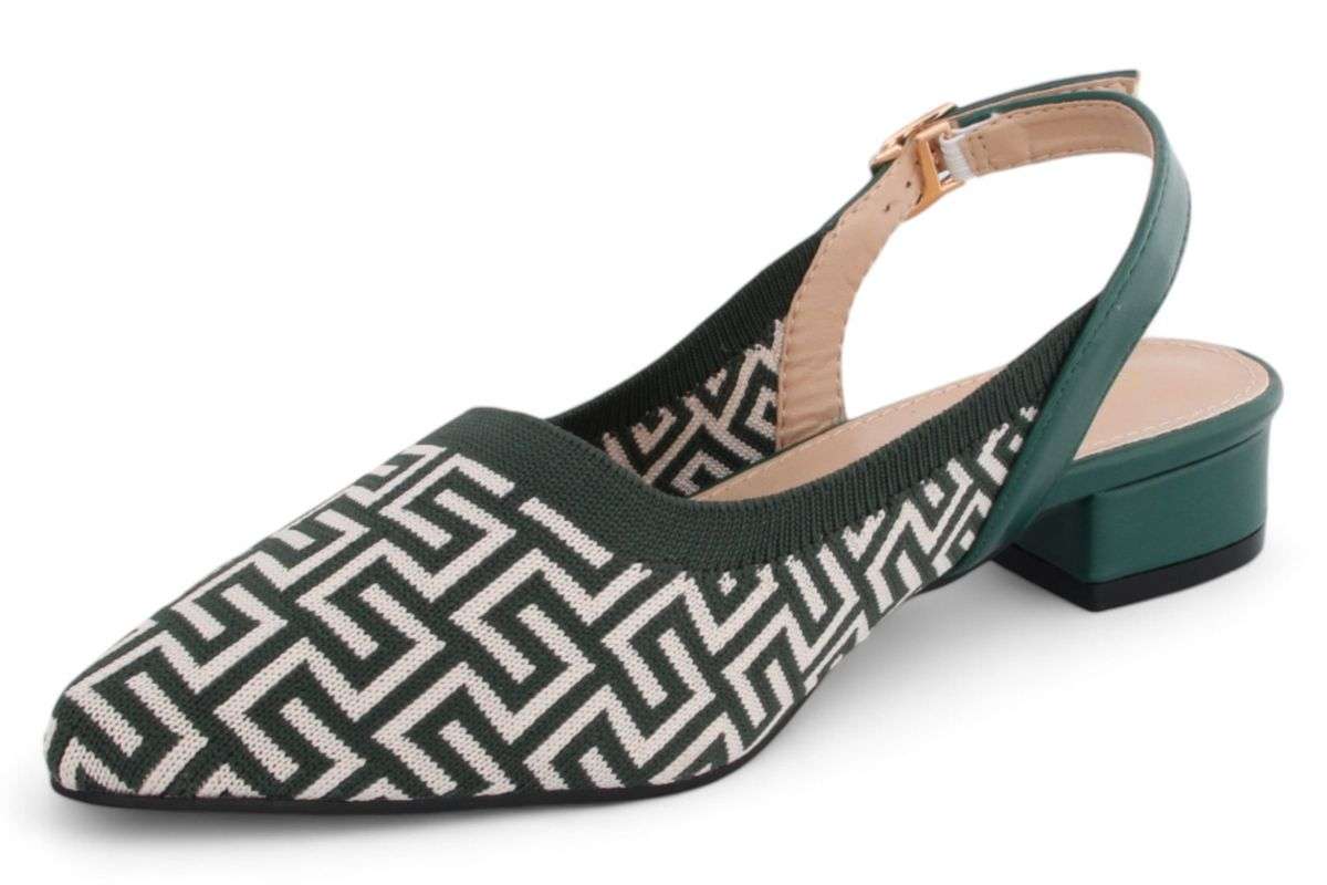 TTP Women Geometric Slingback Mule JSF110