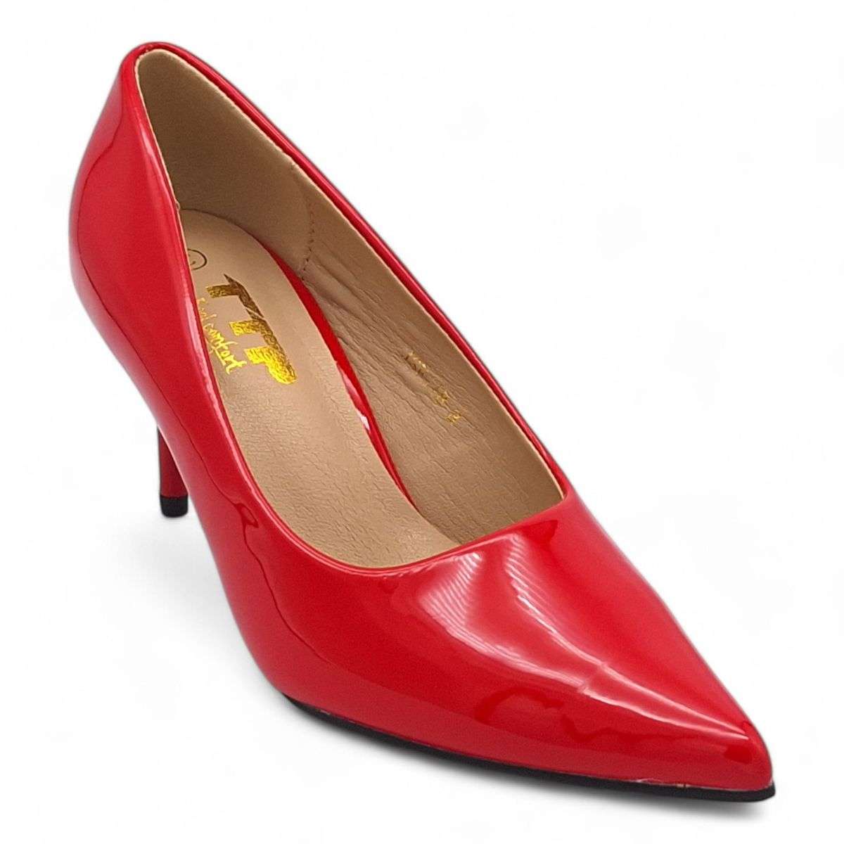 TTP Women Patent PU Stiletto Courts - JSF118