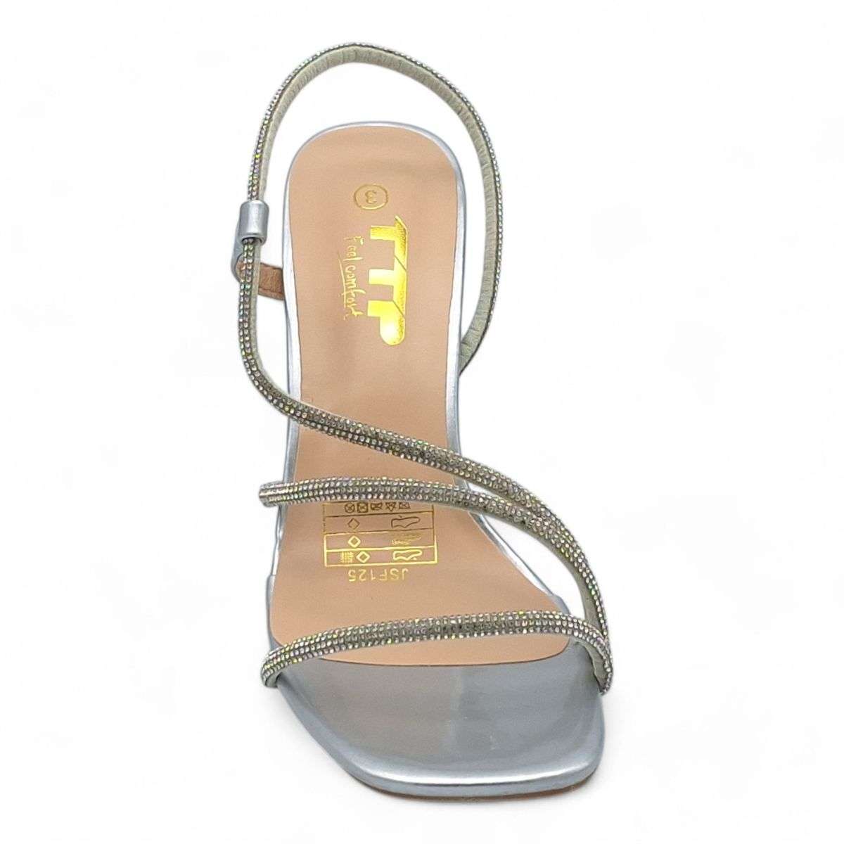TTP Women Pull-On Wave Strap Block Heel Sandals - JSF125