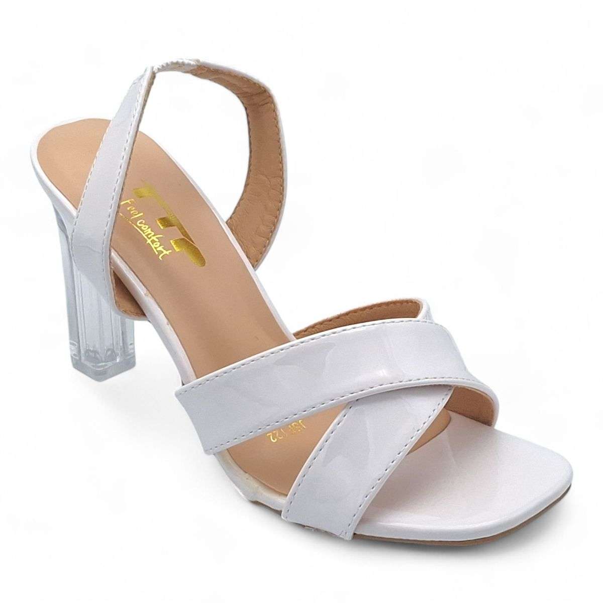 TTP Women Elasticated Slingback Block Heel Sandals JSF122