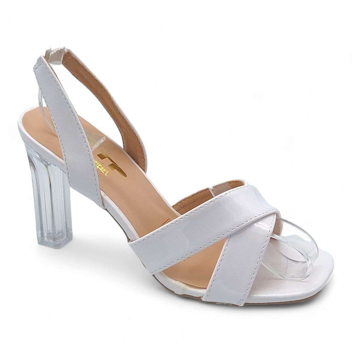 TTP Women Elasticated Slingback Block Heel Sandals JSF122