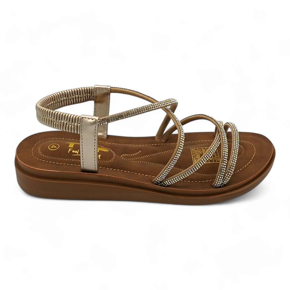 TTP Women Strappy Comfortable Embellished Sandal - MJ251010-2