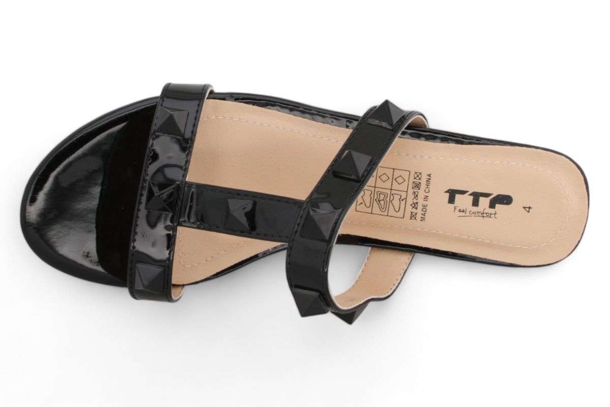 TTP Women Block Heel Dual Strap Sandal HT240625-6