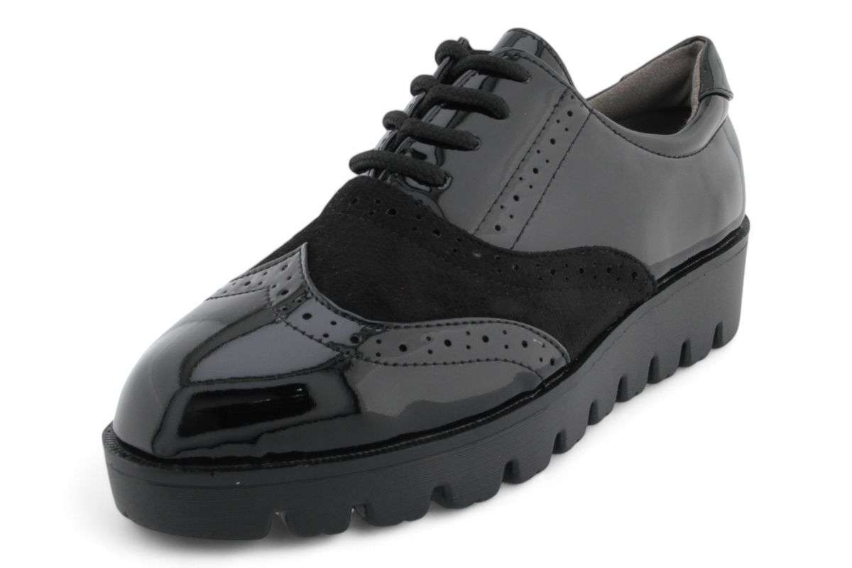 TTP Women Round Toe Platform Derby with Brogue Detail HT2422-2