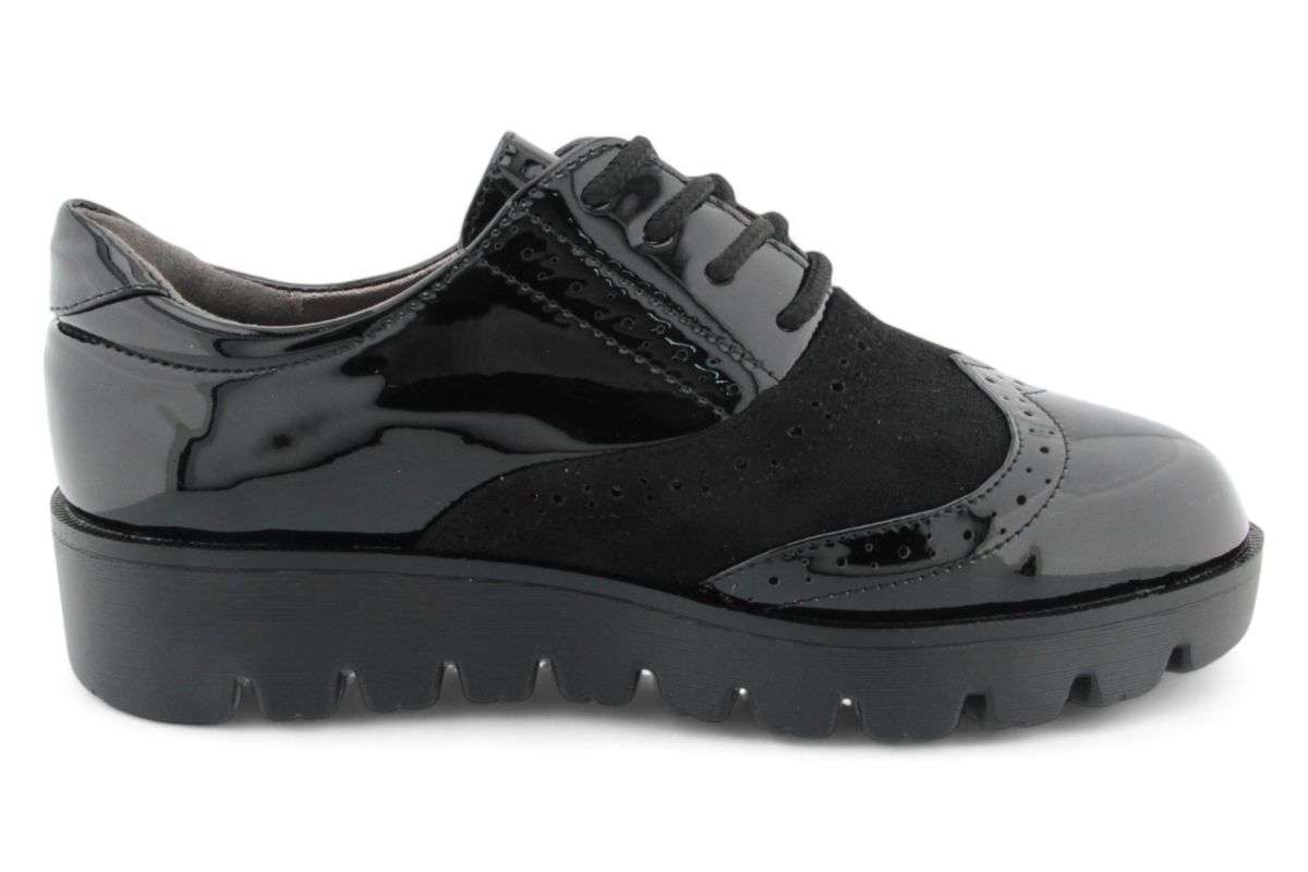 TTP Women Round Toe Platform Derby with Brogue Detail HT2422-2