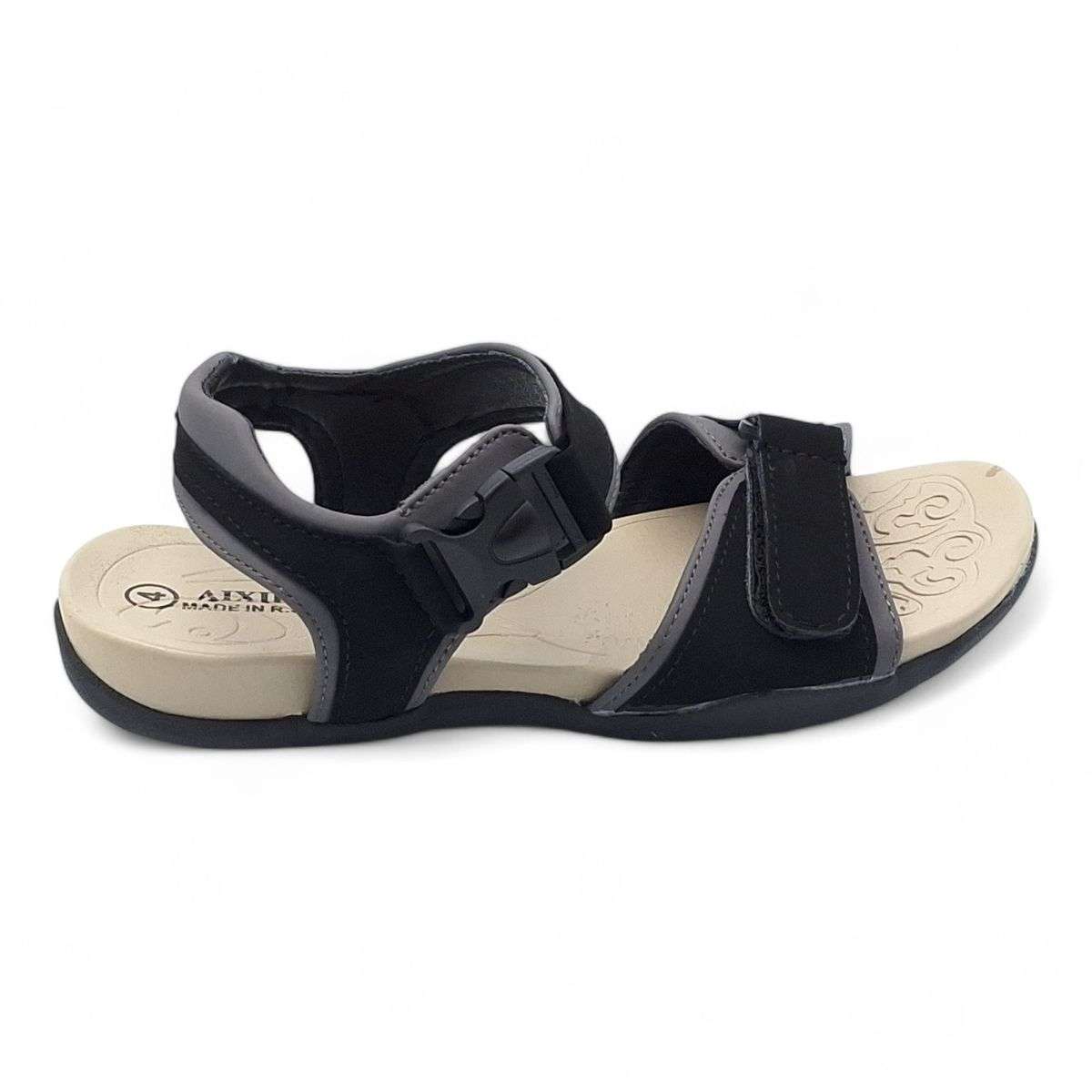 ALXIR Women Solid Sporty Sandals with Buckle PSL4343