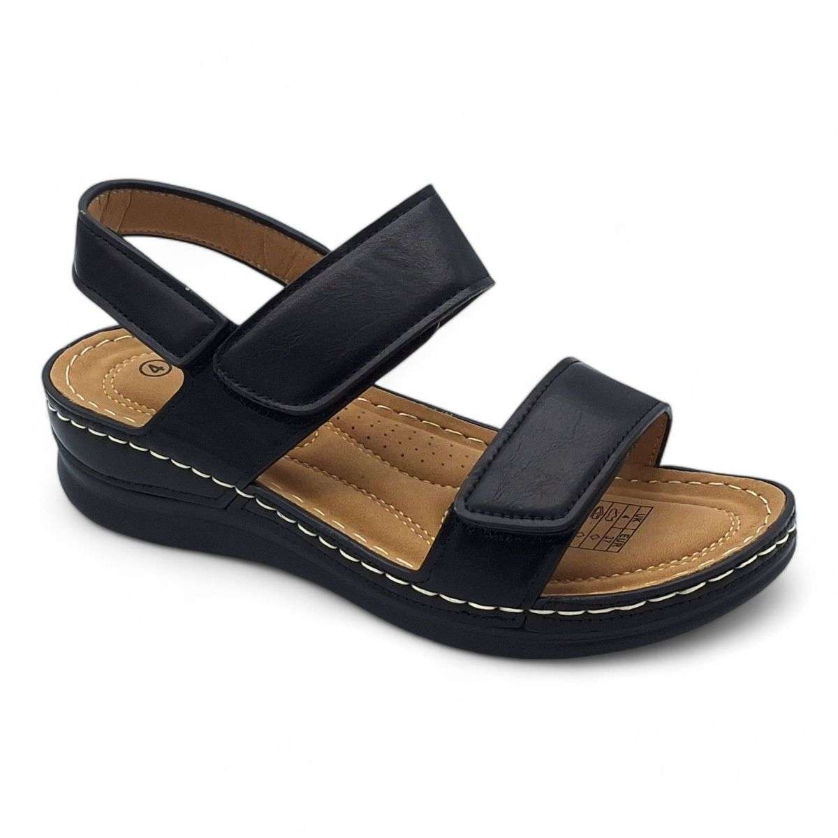 TTP Women Tri Hook and Loop Strap Sandals XB1512